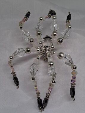 GLASS BEADED SPIDER SUNCATCHER